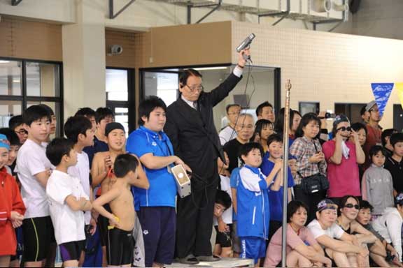 安芸高田市地域振興事業団　水泳記録会