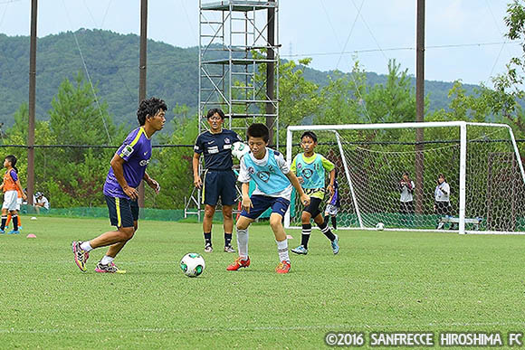 安芸高田市地域振興事業団　ふれあいサッカーフェスティバルの様子